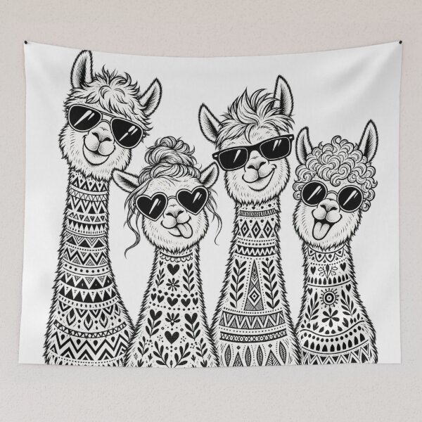Item preview, Cool Alpaca Squad designed and sold by naturalsurvival.