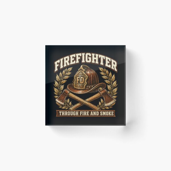 Item preview, Vintage Firefighter Helmet and Crossed Axes Emblem designed and sold by Ada’s Mystic Atelier .