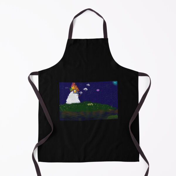 Item preview, Whimsical Snowman in a Cosmic Landscape designed and sold by Fibi-studio.
