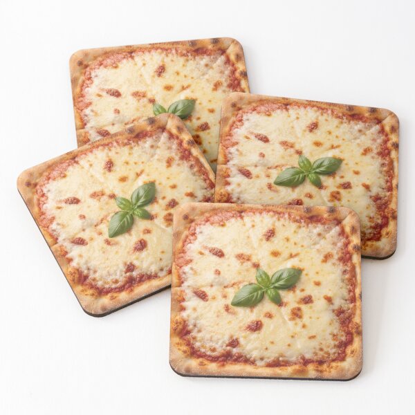 Item preview, Square Margherita Pizza / Realistic Cheesy Pizza Blanket / Realistic food blanket / Cheese Lover Gift / Viral Trend / Tiktok Trend / Funny / Italian Pizza /  designed and sold by TeenLake.