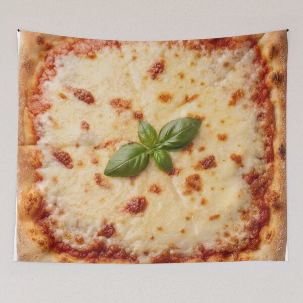 Item preview, Square Margherita Pizza / Realistic Cheesy Pizza Blanket / Realistic food blanket / Cheese Lover Gift / Viral Trend / Tiktok Trend / Funny / Italian Pizza /  designed and sold by TeenLake.