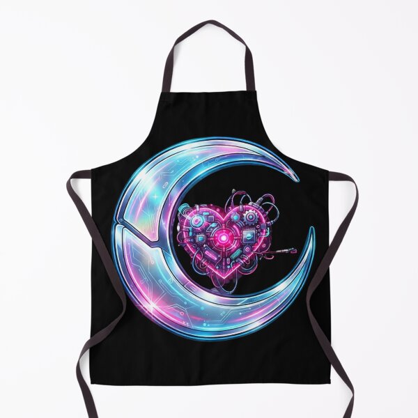 Item preview, Cybernetic Heart and Moon designed and sold by BiaSMartins.