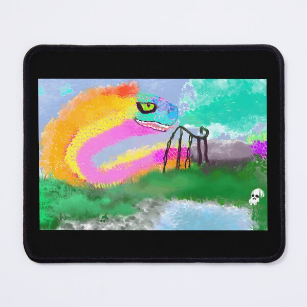 Item preview, Colorful Fantasy Dragon Landscape designed and sold by Fibi-studio.