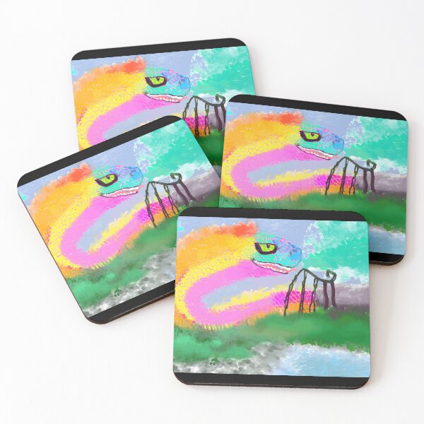 Item preview, Colorful Fantasy Dragon Landscape designed and sold by Fibi-studio.