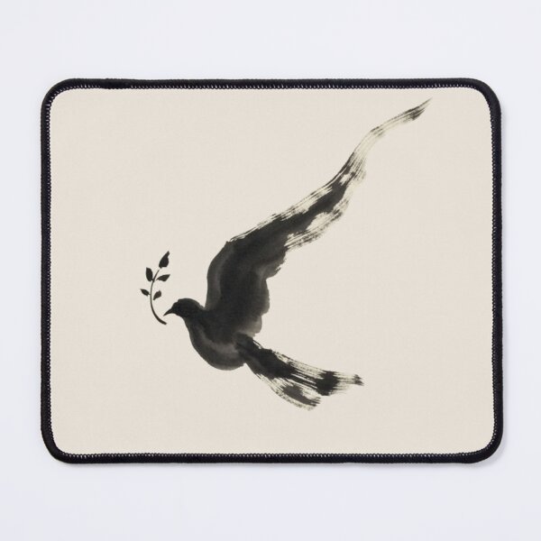 Item preview, an abstract dove and olive branch designed and sold by 123ks.