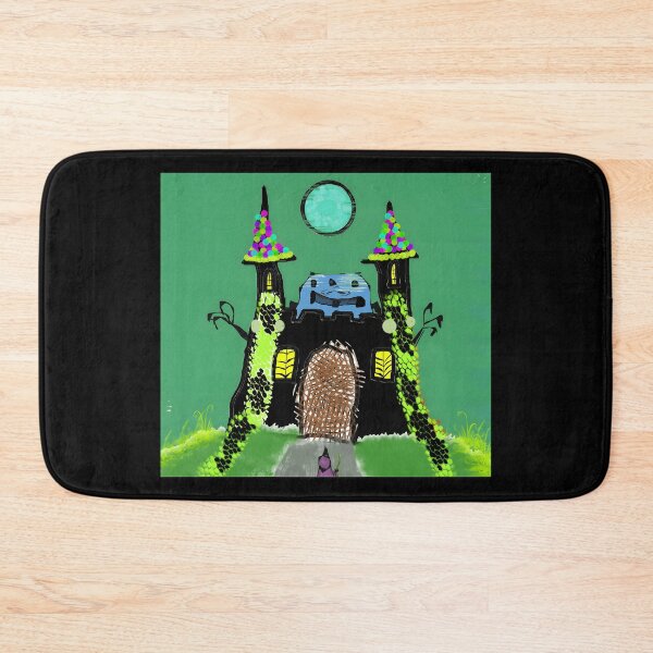 Item preview, Whimsical Castle with Green Moon designed and sold by Fibi-studio.