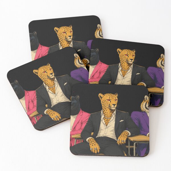 Item preview, Panther, Cheetah & Tiger | Classy Felines designed and sold by Animal Cosmic Society.