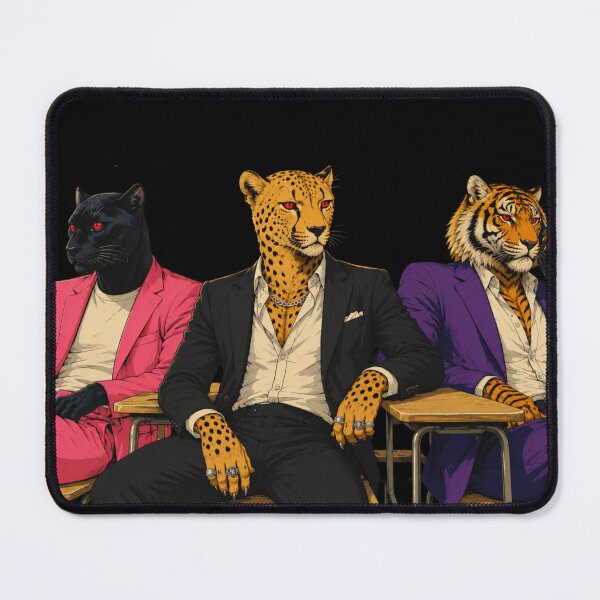 Item preview, Panther, Cheetah & Tiger | Classy Felines designed and sold by Animal Cosmic Society.