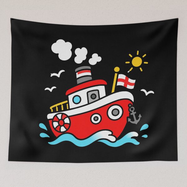 Item preview, Red Steamboat Sinterklaas designed and sold by RaymonCharles9.