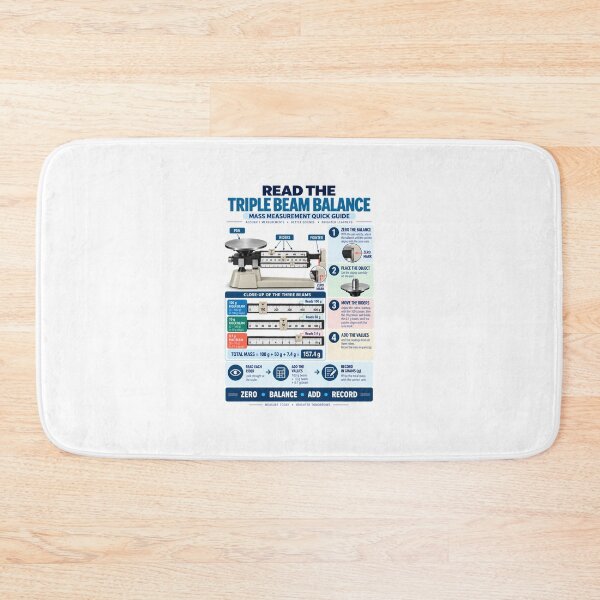 Item preview, How to Read a Triple Beam Balance | Mass Measurement Quick Guide designed and sold by astersgraphics.