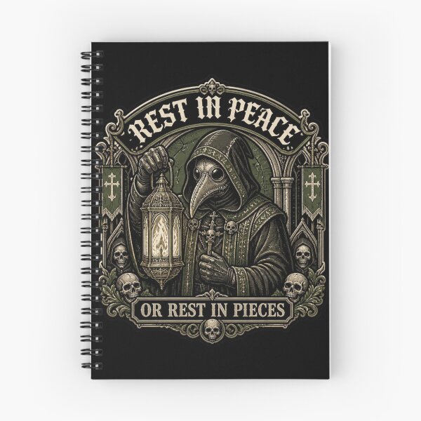 Item preview, Grave Cleric Plague Doctor Shirt Dark Fantasy Vintage Halloween Tee designed and sold by Dice_Goblin_Studio.