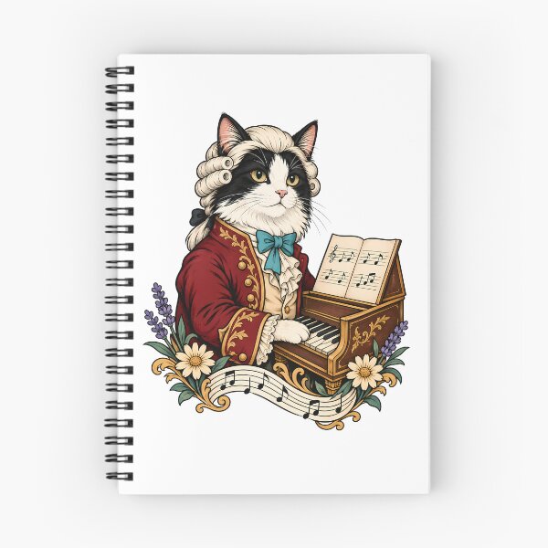 Item preview, Pianist Virtuoso Tuxedo Cat Classical Art designed and sold by Old's Cool Cat Studio.