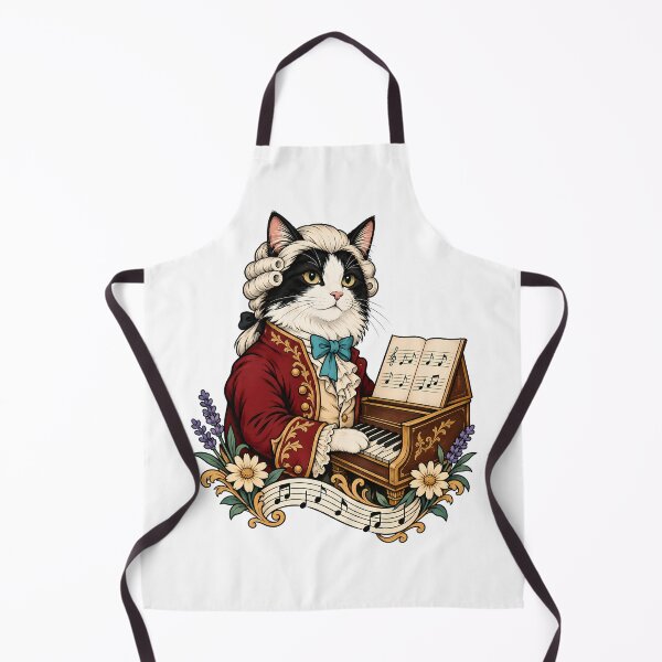Item preview, Pianist Virtuoso Tuxedo Cat Classical Art designed and sold by Old's Cool Cat Studio.