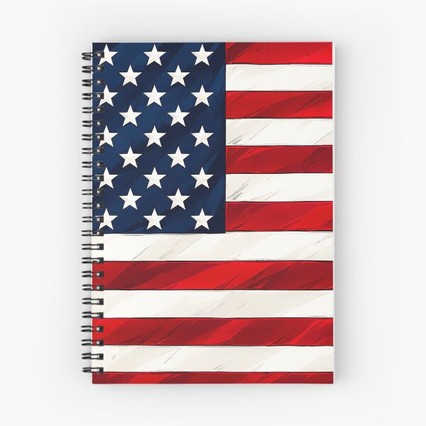 Item preview, Bold American Flag Illustration designed and sold by Michael J Design.