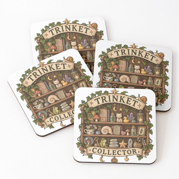 Item preview, Trinket Collector – Cute Vintage Curio Shelf designed and sold by asdft.