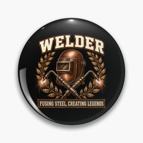 Item preview, Vintage Welder Helmet and Crossed Torches Emblem designed and sold by Ada’s Mystic Atelier .