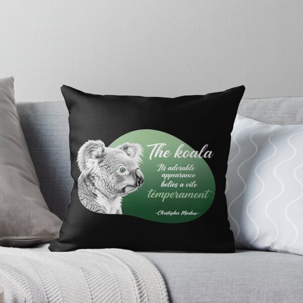 Item preview, The Koala Its Adorable Appearance Belies A Vile Temperament - Funny Koala designed and sold by Vibe-Vary.