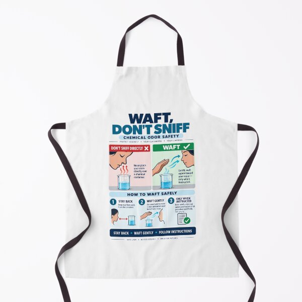 Item preview, Waft, Don’t Sniff | Chemical Odor & Lab Safety Poster designed and sold by astersgraphics.