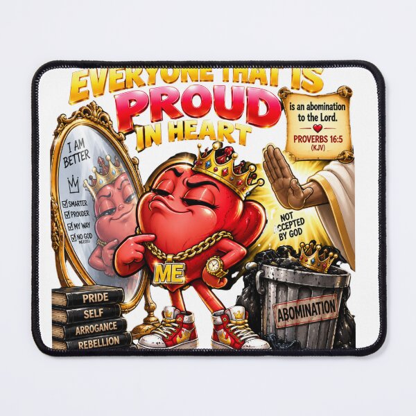 Item preview, Everyone That Is Proud in Heart Is an Abomination to the Lord — Proverbs 16:5 designed and sold by ShalomRebuke.