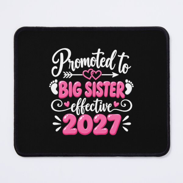 Item preview, Promoted To Big Sister Effective 2027 Pregnancy Announcement designed and sold by Whirx.