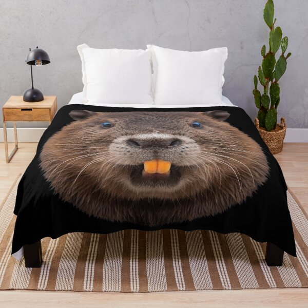 Item preview, Beaver Face Portrait Cute Wildlife Animal Art designed and sold by cabana.space.