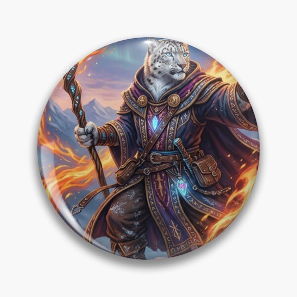 Item preview, Snow and fire leopard designed and sold by The King's general goods.