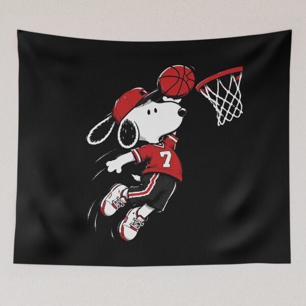 Item preview, Snoopy Basketball Dunk designed and sold by RaymonCharles9.