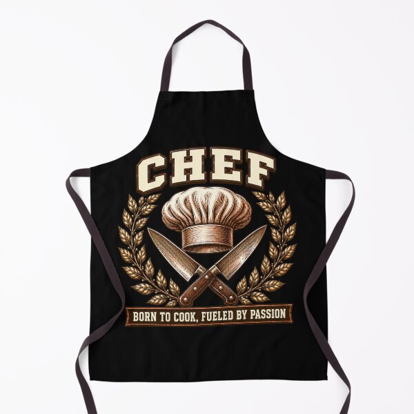 Item preview, Vintage Executive Chef Hat and Cleavers Culinary Crest designed and sold by Ada’s Mystic Atelier .