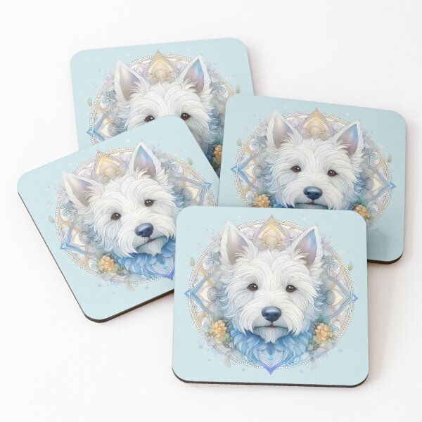 Item preview, Mandala Westie designed and sold by WestieMDR.