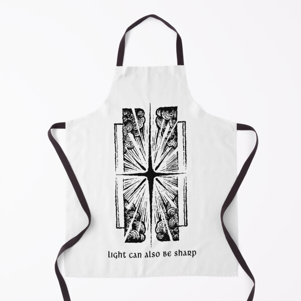 Item preview, Light Can Also Be Sharp – Inky Tattoo Style Sky & Piercing Rays designed and sold by witchlingart.