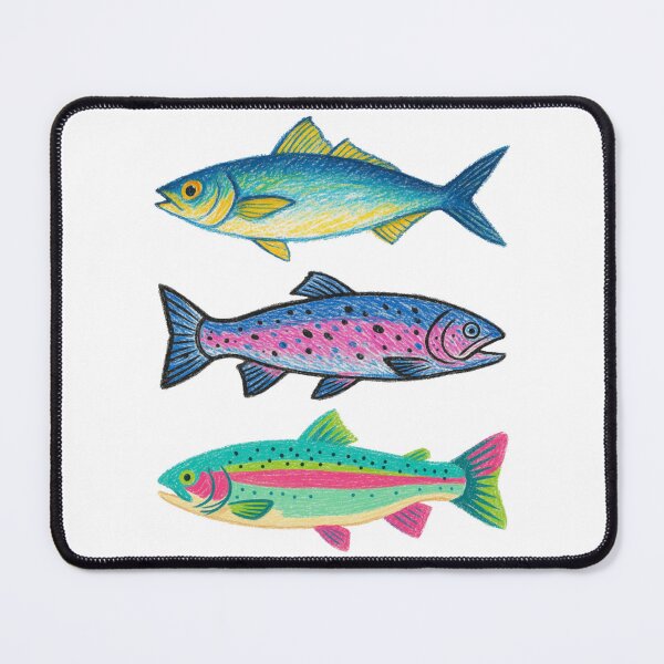 Item preview, Hand-Drawn Style Fish Illustration designed and sold by itshalimeera.