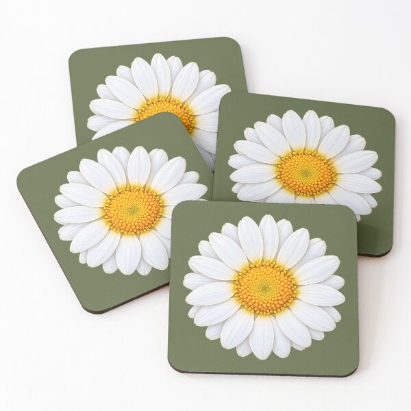 Item preview, White Daisy Flower – Bellis Perennis Botanical Art designed and sold by HO•Designs.