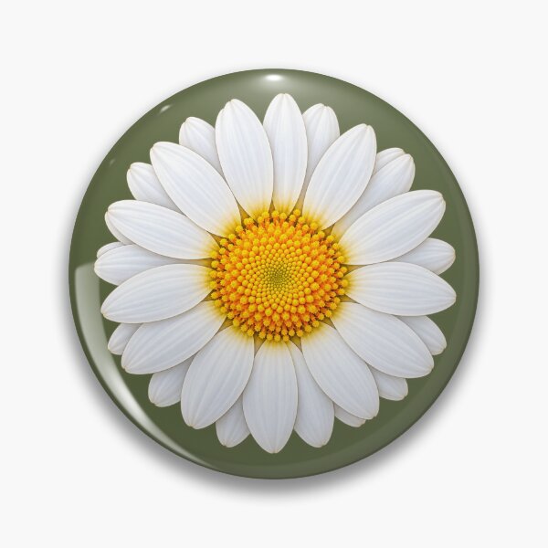 Item preview, White Daisy Flower – Bellis Perennis Botanical Art designed and sold by HO•Designs.