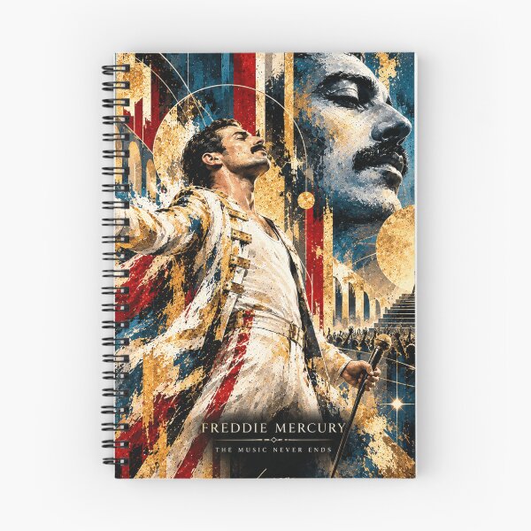 Artikelvorschau, Freddie Mercury | Der goldene Nachglanz entworfen und verkauft von SHOCAMPOS DESIGNS .