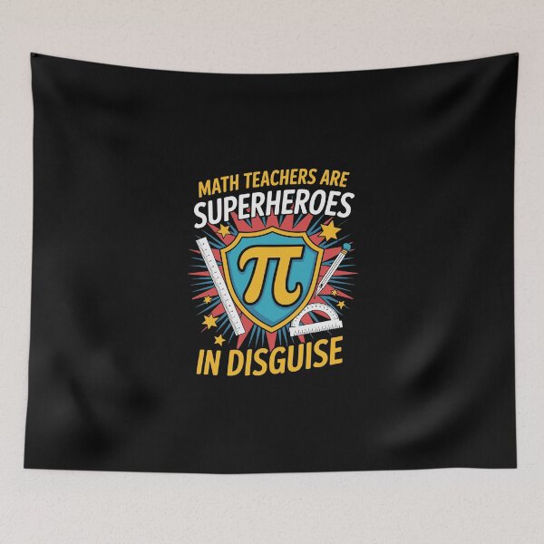 Item preview, Math Teachers Are Superheroes designed and sold by jkrphoto.