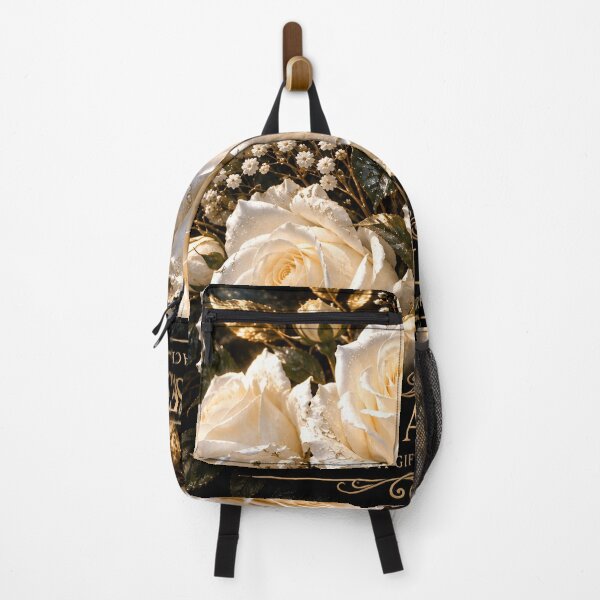 Item preview, Life Is All Roses | Elegant White Roses Romantic Floral Art designed and sold by IRON SIREN.
