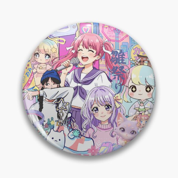 Item preview, Pastel Kawaii Harajuku Anime Idol Collage designed and sold by Side By Side Studio.