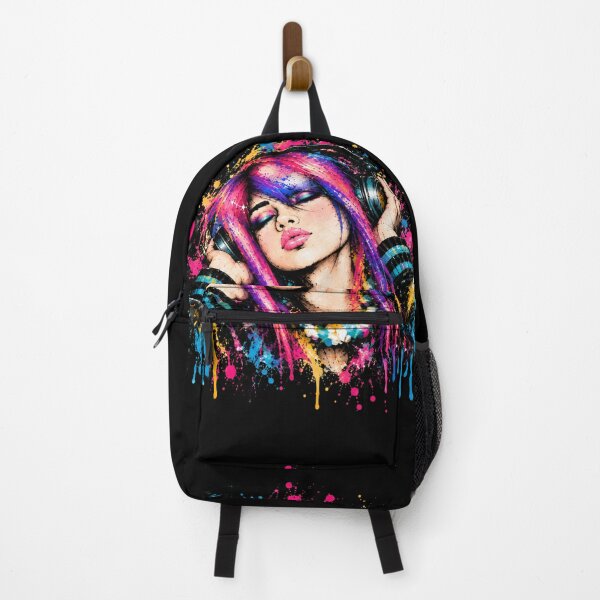 Item preview, In My Own World | Colorful Pop Art Portrait – NOT HERE TO BLEND IN designed and sold by CollectionsJEm.
