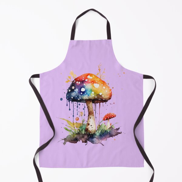 Item preview, Psychedelic Watercolor Mushroom Rainbow Magic Toadstool designed and sold by SolutionsArt.