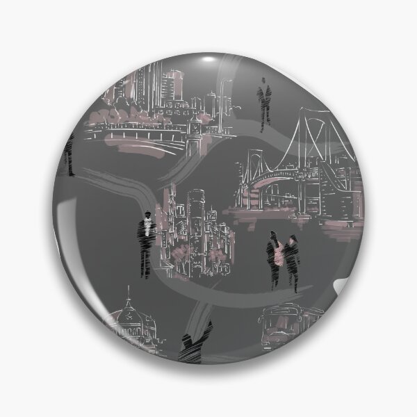 Item preview, Tokyo City Landmarks Sketch Illustration with Silhouette People and Roads designed and sold by maewjpho.