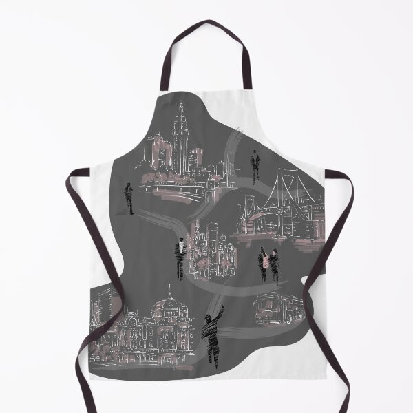 Item preview, Tokyo City Landmarks Sketch Illustration with Silhouette People and Roads designed and sold by maewjpho.