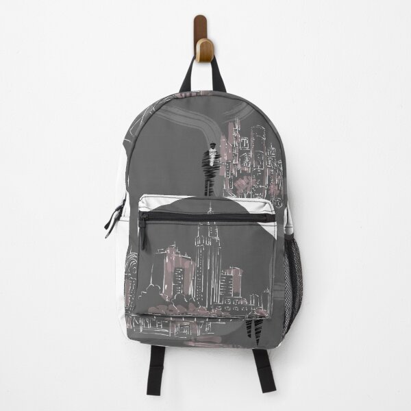 Item preview, Tokyo City Landmarks Sketch Illustration with Silhouette People and Roads designed and sold by maewjpho.