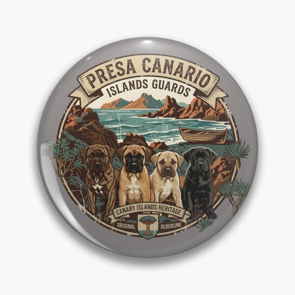 Item preview, Presa Canario Puppies Vintage Canary Islands Heritage - Presa Canario Puppies designed and sold by EfectoCreativo.