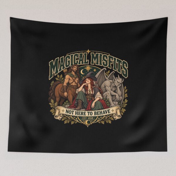 Item preview, Magical Misfits - Not Here To Behave designed and sold by Mission Ready.