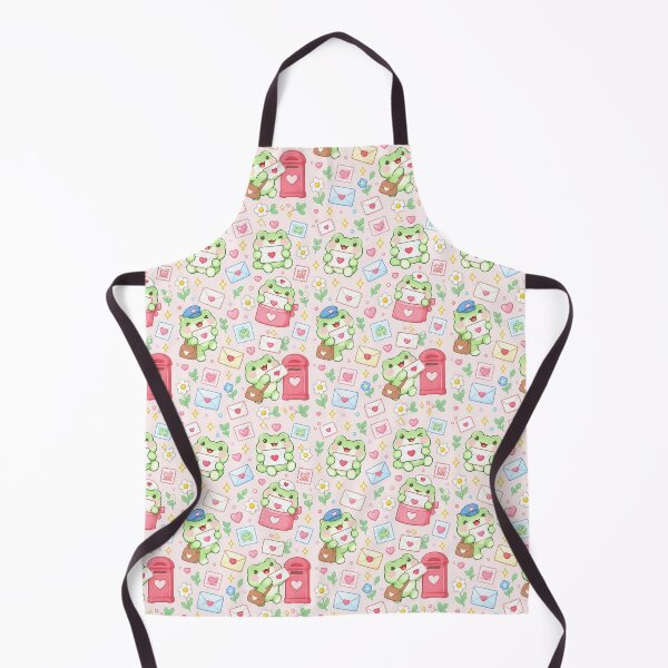 Item preview, Kawaii Frog Happy Mail Pastel Pattern designed and sold by Soft Berry Studio.
