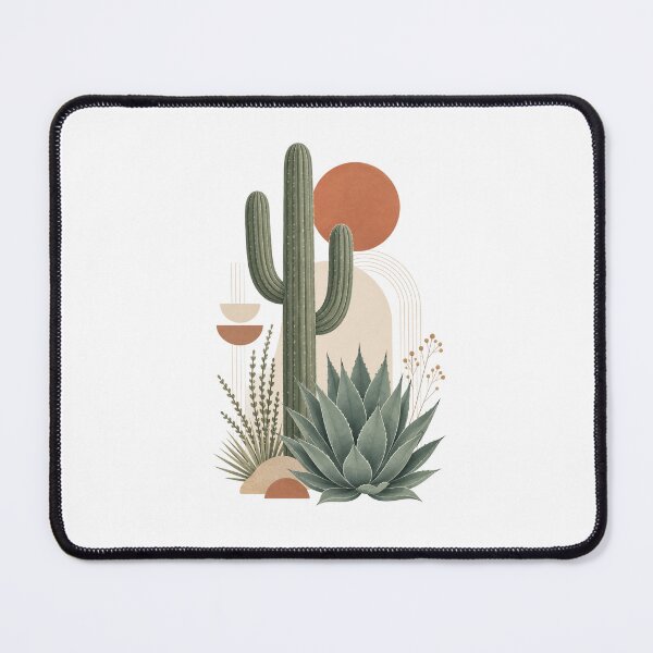 Item preview, Desert Plants Geometric Botanical Print designed and sold by Inkworksbyshery.
