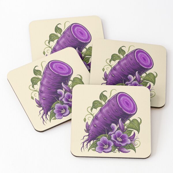 Item preview, Ube Purple Yam Botanical Art designed and sold by Fun2Fentastic.