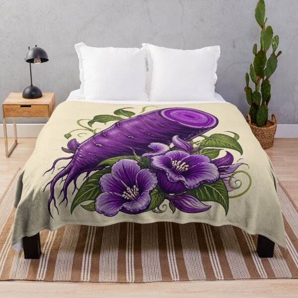 Item preview, Ube Purple Yam Botanical Art designed and sold by Fun2Fentastic.