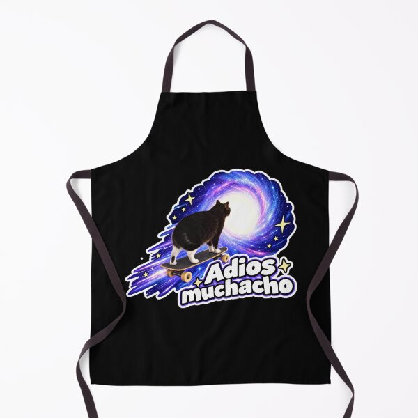 Item preview, Adios muchacho - skater cat galaxy designed and sold by MileAMinBrain.