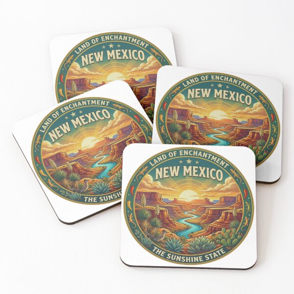 Item preview, New Mexico Land of Enchantment Vintage Southwest Emblem designed and sold by GabeMountainArt.